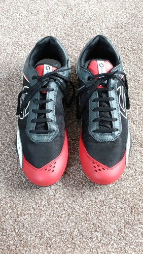 Sparco SP-F5 Trainers black white red leather Motorsports Driving Sneakers Shoes - Picture 2 of 8