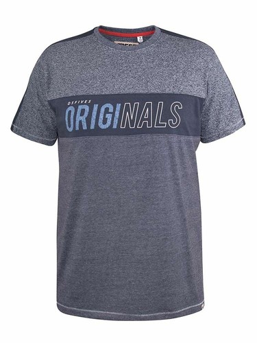Camisetas D555 Para Hombre Dukes Nueva York Mangas Cortas Grandes Altas Plus Tallas Rey S-6XL - Imagen 17 de 55