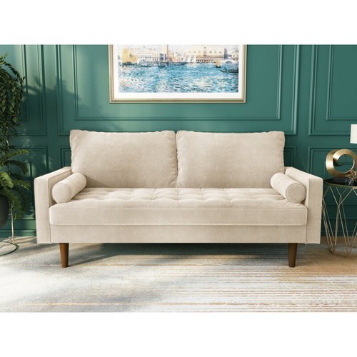 Sofa Lounge 3 Seater Couch Furniture 11 Colors - Picture 11 of 23