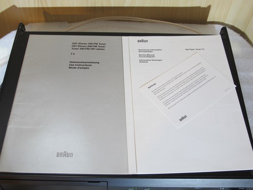 Braun Atelier T2 Tuner in Schwarz Vintage mit BDA SRN!:19916 - Bild 7 von 10