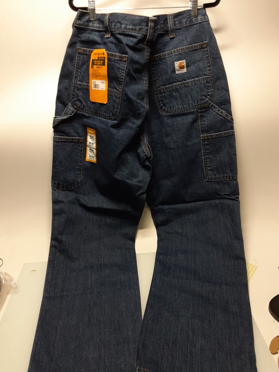 中古 Carhartt DOUBLE FRONT LOGGER PANT Carhartt Loose Fit Double Front Utility Logger Jeans | Gemplers