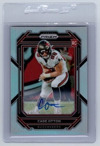 2022 Panini Prizm Cade Otton Silver Auto RC Rookie Card 362 Tampa Bay Buccaneers