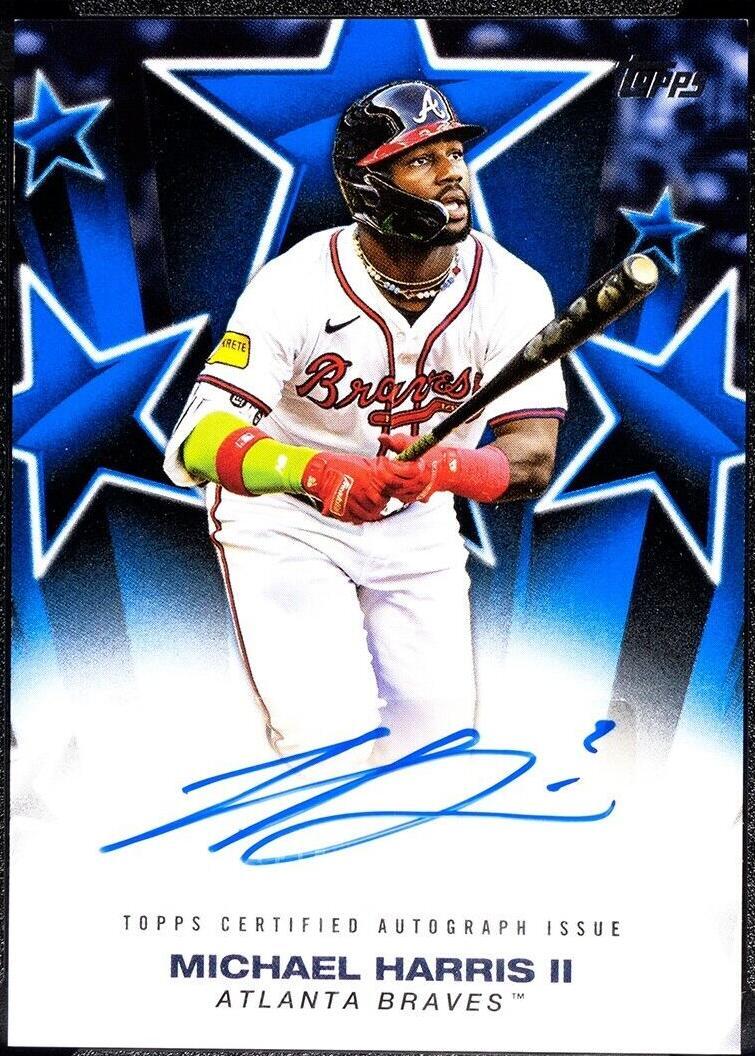 直筆サイン  25枚限定 topps RCパッチ MICHAEL HARRIS Michael Harris II 2023 Topps Series 2 ROOKIE STARS OF MLB RC