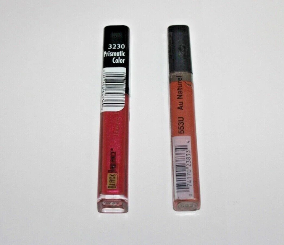 Brillo de labios líquido Balck Radiance #553U + color prismático #3230 lote de 2 sellados Foto 2 de 2