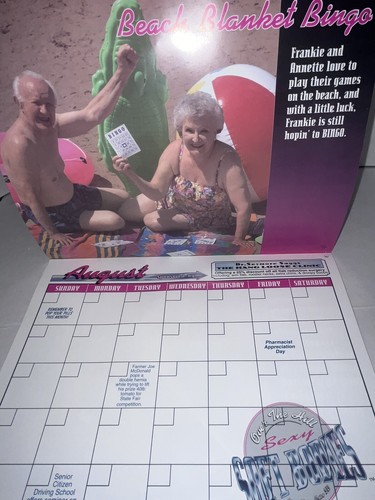 Vintage 1995 "OVER THE HILL" Sexy Soft Bodies Kalender - weißer Elefant Geschenk - Bild 12 von 17
