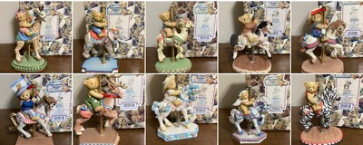 Cherished Teddies Carousel Horse Figurines - Choose from 10 different