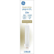 LOT OF 12 GE 13W CFL 4-PIN DBL 3500K LIGHTBULB F13DBX/835ECOLTP