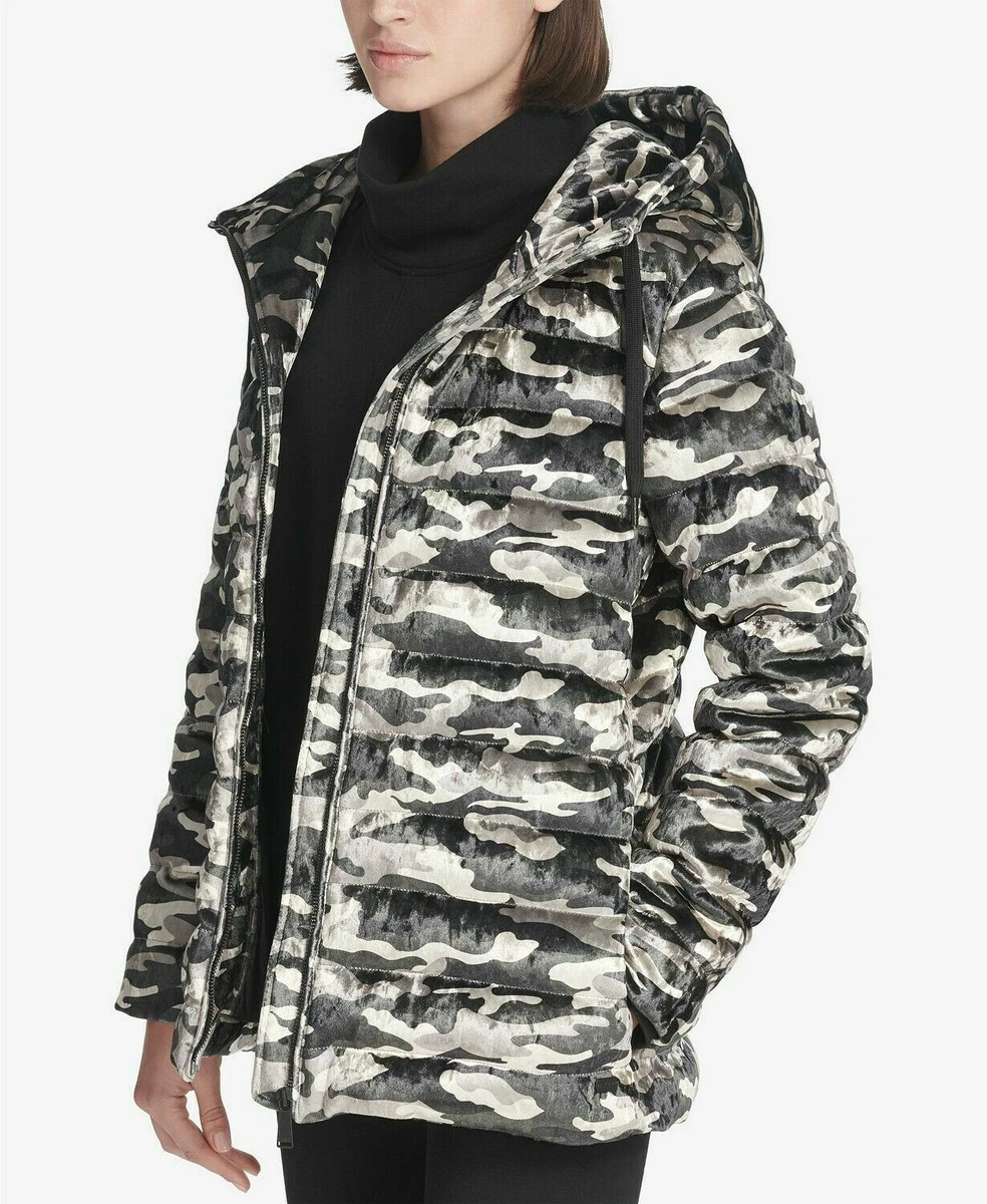 Dkny camouflage best sale jacket