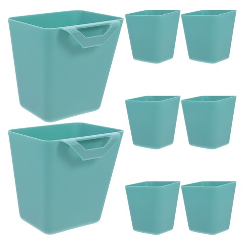 Chariot de ménage 8 pièces petit panier suspendu salle de bain armoire porte organisateur 2024
