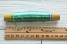 Gorgeous Moroccan Bulk LIGHT AQUA Silk Floss Spool (50+ Yards) Fly Tying