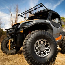 Falcon Ridge Velocity Flip Up Hard Coated AR2 Windshield Polaris General