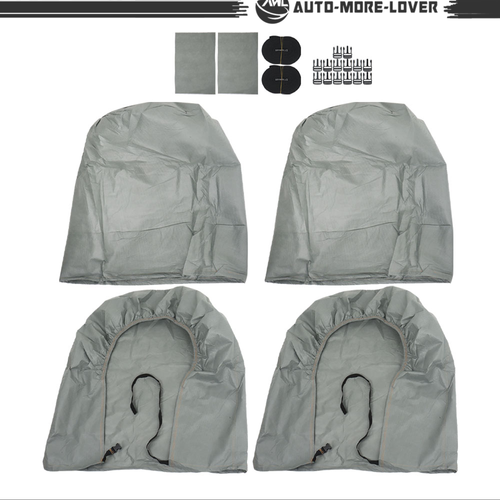 For Class A Motorhome Trailer Camper Waterproof RV Cover Storage 30-43FT Gray - Picture 12 of 19