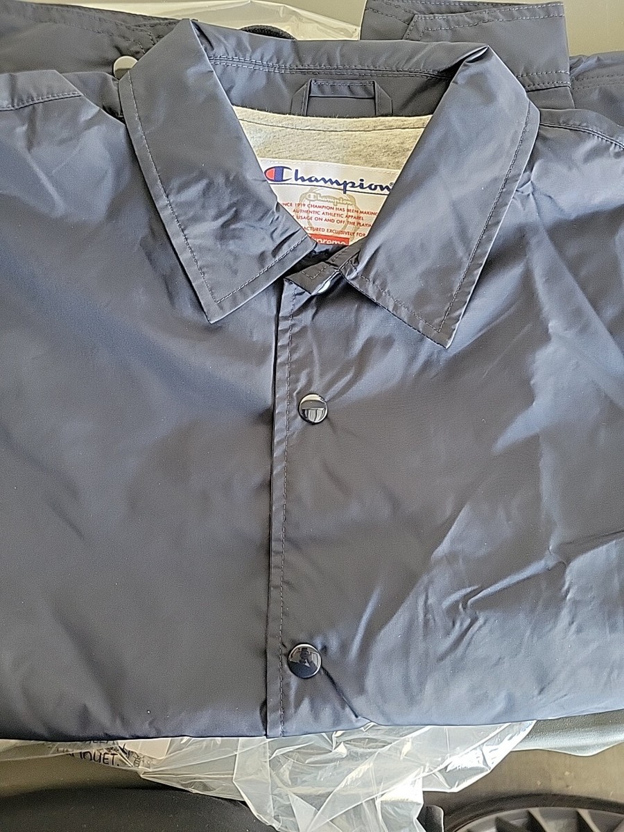Supreme Champion Coaches Jacket MED Navy BAND NEW AUTHENTIC Supreme Champion Coaches Jacket MED Navy BAND NEW AUTHENTIC
