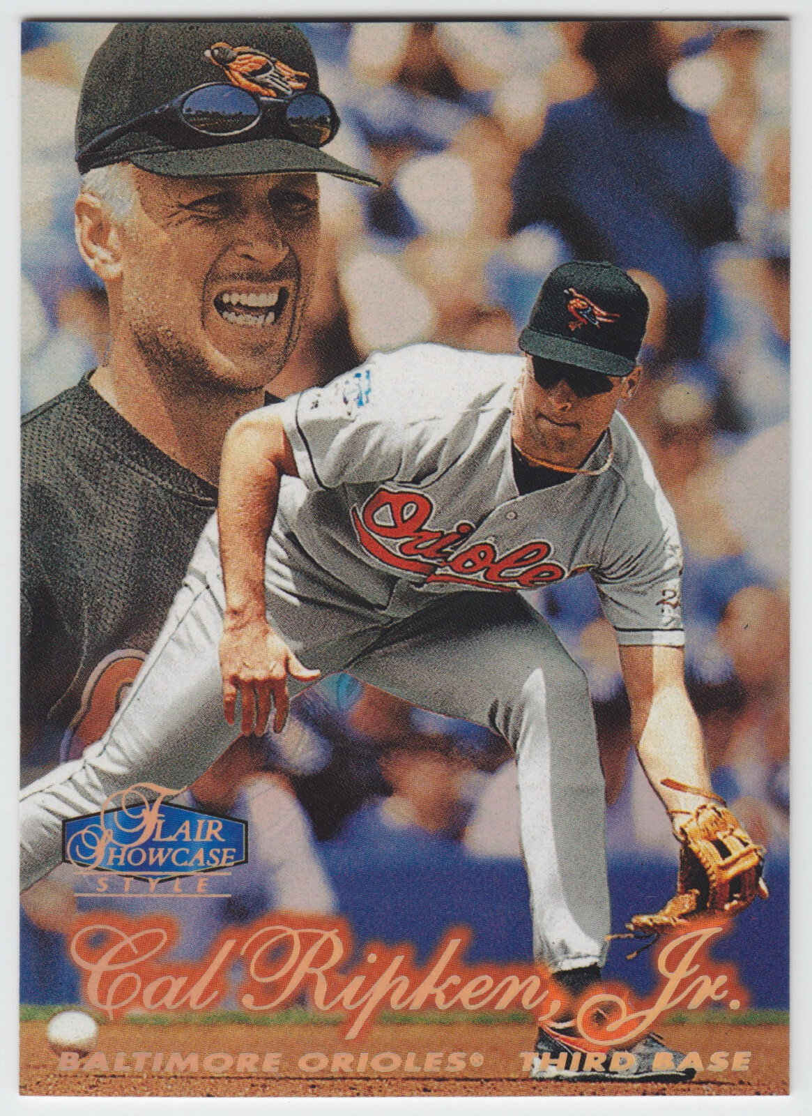 1998 Flair Showcase Row 2 - Cal Ripken Jr - #8 - Baltimore Orioles - NrMt-Mt