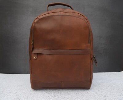 15 In Buffalo Leather Backpack Shoulder Bag Laptop Rucksack Office Handbags | eBay 15 In Buffalo Leather Backpack Shoulder Bag Laptop Rucksack Office Handbags | eBay