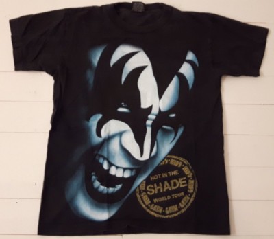 GENE SIMMONS T-SHIRTS KIZZ HOT IN THE SHADE WORLD TOUR