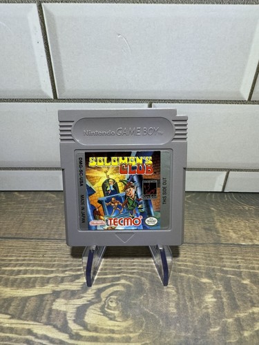 Nintendo Game Boy Solomon’s Club Tecmo 1991 Authentic getestet funktioniert CIB mit Einsatz - Bild 7 von 11
