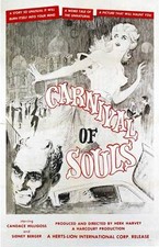 CARNIVAL OF SOULS Movie POSTER 27x40 C Candace Hilligoss Sidney Berger Frances