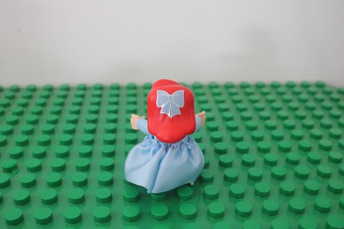 Lego Duplo Figura DISNEY Princesa Niña SIRENITA ARIEL Vestido Falda Azul - Imagen 2 de 2