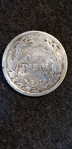 1911-P Barber Dime 90 % plata - Imagen 6 de 13