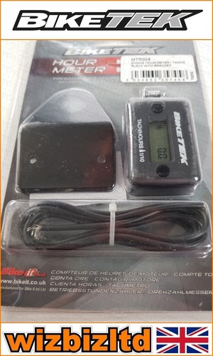 BikeTek Motocross Engine Running Hour Meter with Rev Counter (Tacho) MTR004 - Picture 4 of 10