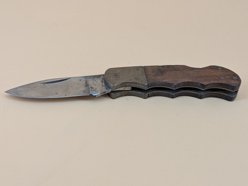 Vintage Wood Handle Stainless Pakistan Maple? - Picture 6 of 7