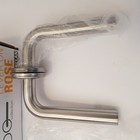 Frelan Door Handle Jedo Collection Lever on Rose Polish Chrome contemporary