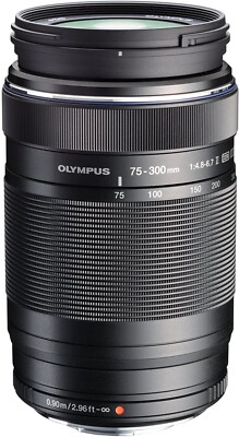 New Olympus M.ZUIKO DIGITAL ED 75-300mm f/4.8 - 6.7 II Lens