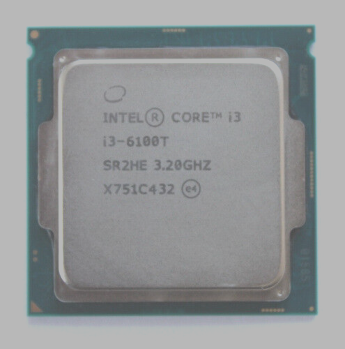 Intel Core i3-6100 T / 2 x 3,20 GHz / 8 GT/s / 3 MB / LGA 1151 / processore - Foto 2 di 2