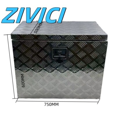 30'' Aluminum Black Trailer Tongue Tool Box Storage box Generator