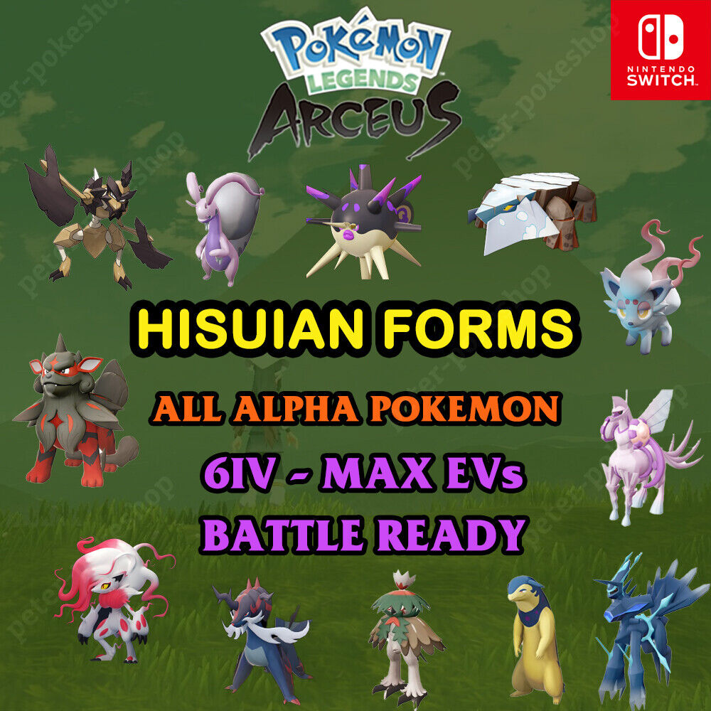 Pokémon Legends Arceus: All Alpha Pokémon Locations