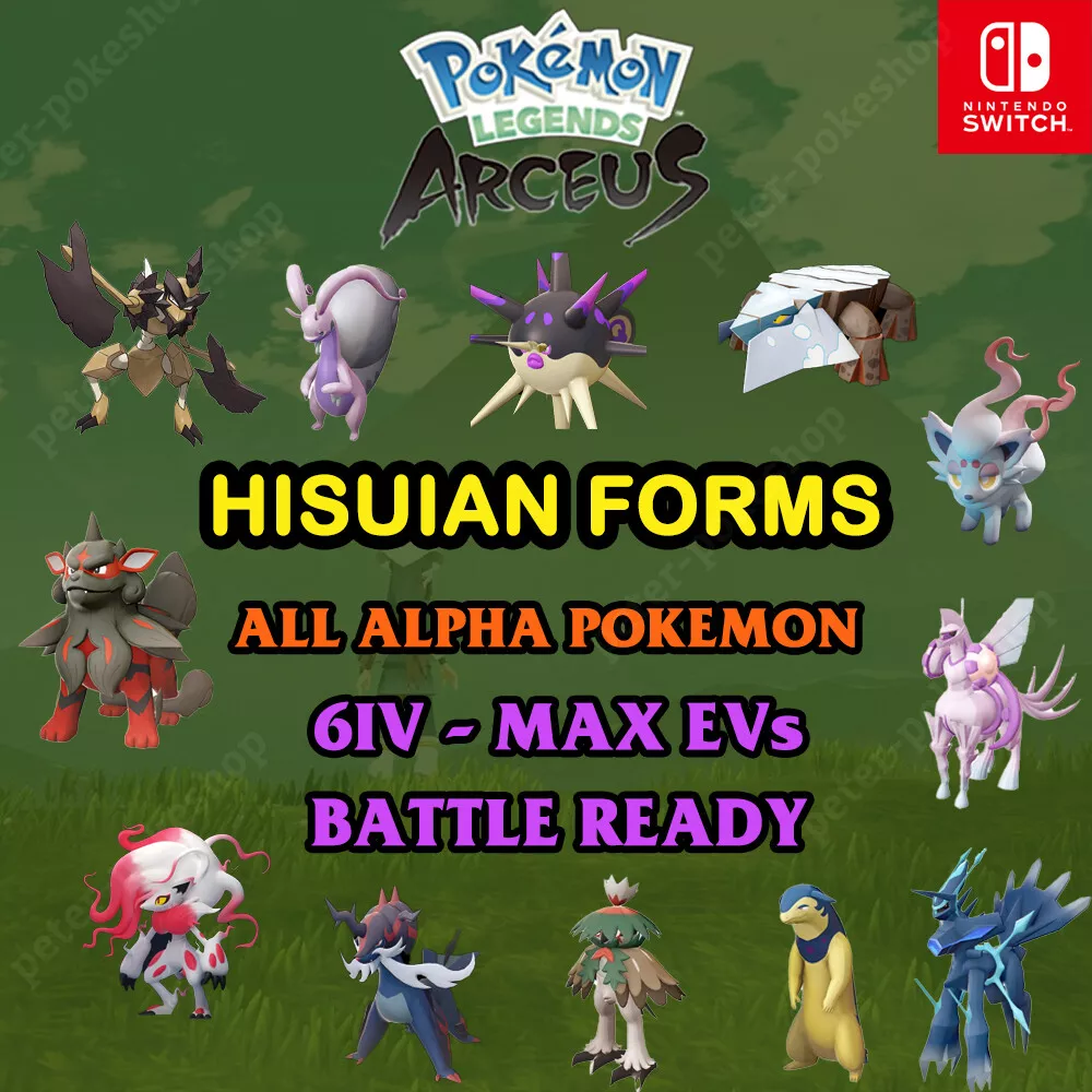 Meet All of ARCEUS' New Pokémon Evolutions and Regional Forms