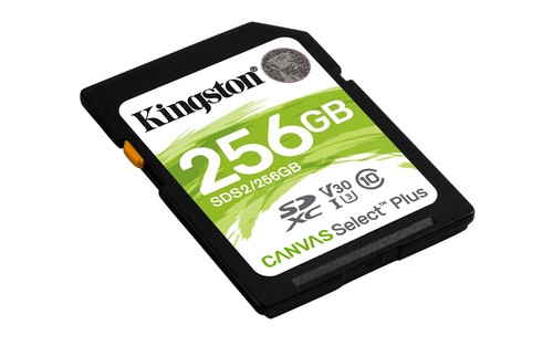 740617298123 Kingston Technology 256GB SDXC Canvas Select Plus 100R C10 UHS-I U3 - Picture 2 of 4