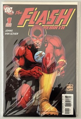 Flash Rebirth #1 2nd print - NM - 2009 DC Comics Variant Cover - Geoff Johns