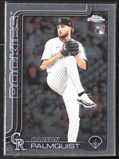 Carson Palmquist 2025 Topps Chrome Update #USC173 Rookie