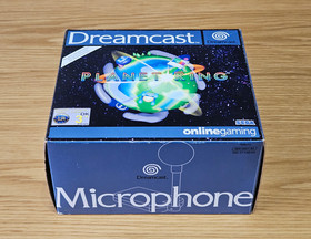 DREAMCAST MICROPHONE + PLANET RING SEGA DREAMCAST GAME BOXED UK PAL