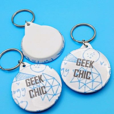 Handgefertigter Geek Chic Schlüsselanhänger Science Fiction Schlüsselanhänger Sci-Fi Mathematik Wissenschaft Geschenk