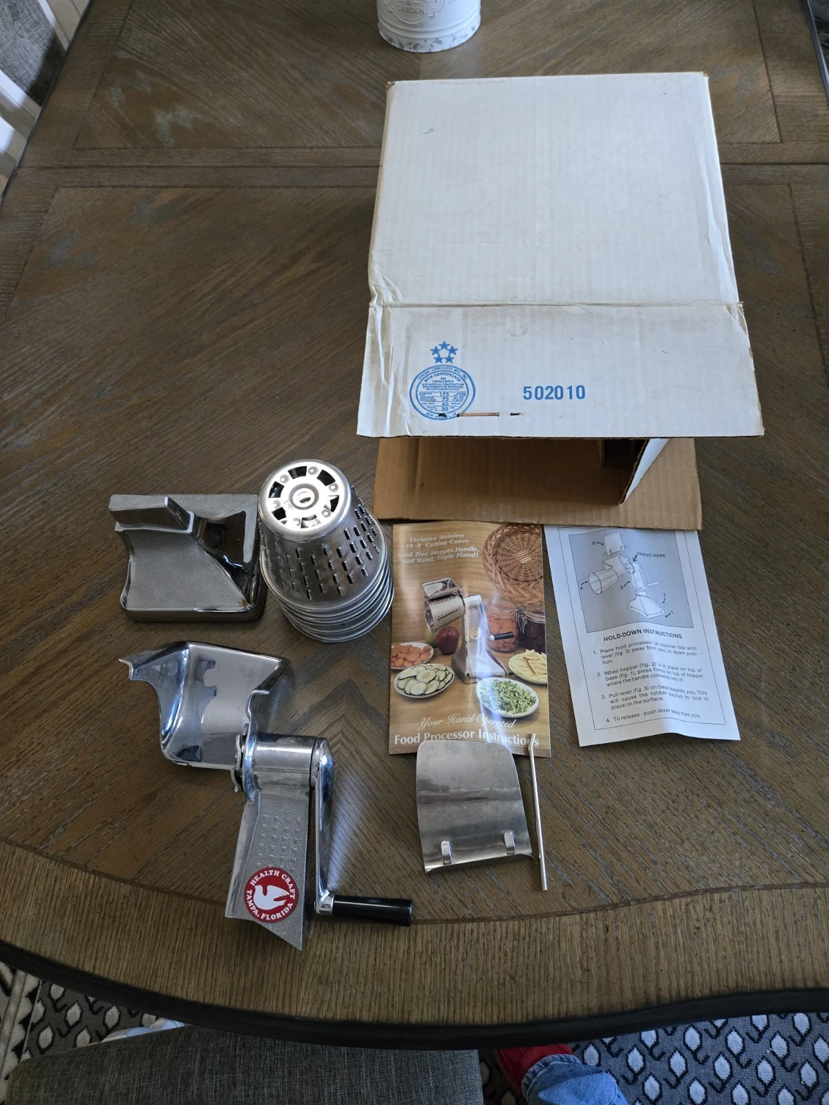 Health Craft Food Processor Chopper Shredder 5 Blades slicer
Opens in a new window or tab