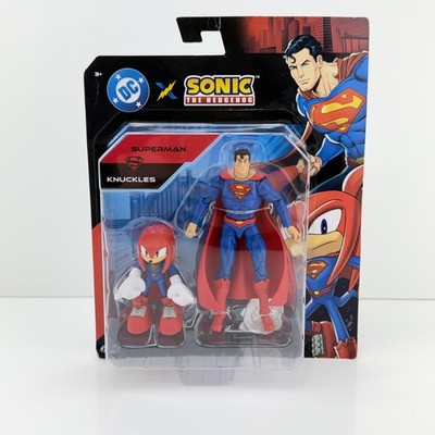 JAKKS Pacific DC X Sonic Superman X Knuckles Action Figure 2-Pack New Sealed