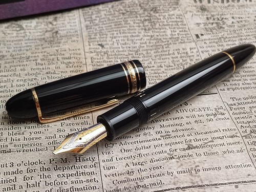 Montblanc Füller Meisterstück 149 - die Zigarre mit Ovp - 18K Feder OBB - 第 16/19 張圖片
