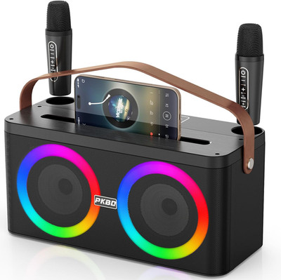 Karaoke Maschine Mit Telefon-/Pad-Halterung, Tragbarer Bluetooth-Lautsprecher Mi