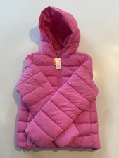 Girls Pink Puffer Hood Jacket Size XL 14 by The Children s Place Water-Resistant