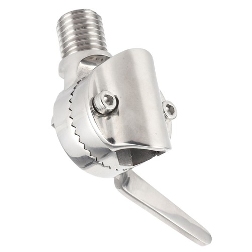 ¦84mm/3.3in Marine VHF Antenna Mounts Stainless Steel 306° Adjustable Ratchet - Zdjęcie 5 z 18