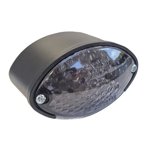 Arlows Universal LED Tail Light Cat Eye with License Plate Lighting Classic Black