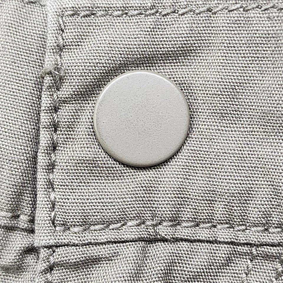 Pantalones H&M Divididos Para Mujer 6 Verde Tiro Medio Pierna Ancha Carga Utilidad Algodón Sueltos Foto 2 de 4