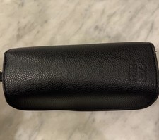 Authentic LOEWE Black Pebbled Leather Sunglas...