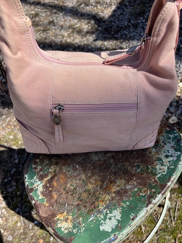 Borsa a tracolla Donald J Pliner vintage rosa con manico superiore - Foto 12 di 17