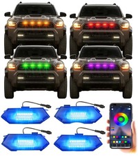 Led Grill Lights For 20252026 Toyota 4runner Rgb Front Light Bar Accessory Led Grill Lights For 20252026 Toyota 4runner Rgb Front Light Bar Accessory