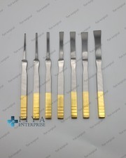 Set of nasal osteotome, 2mm to 16mm size Orthopedic Surgical Instruments.