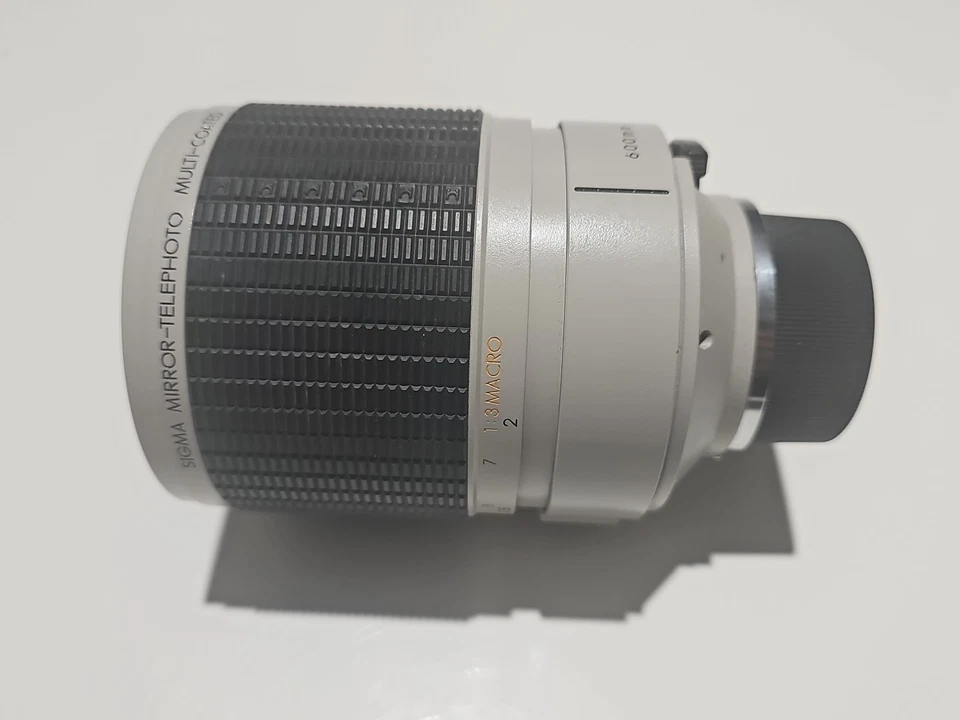 ¡¡LEER!! Teleobjetivo Espejo Sigma Multicapa F = 600 mm 1:8 De Cámara Olympus Foto 2 de 4